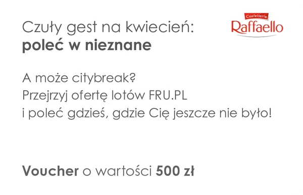 Rewers vouchera Raffaello #4 (kwiecień)